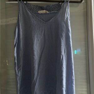 Pink Republic Blue and White Striped Camisole